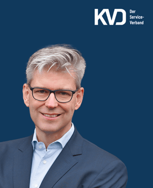 ALT-Text: Foto von Carsten Neugrodda, Geschäftsführer des Kundendienst-Verbandes Deutschland e.V. (KVD)    