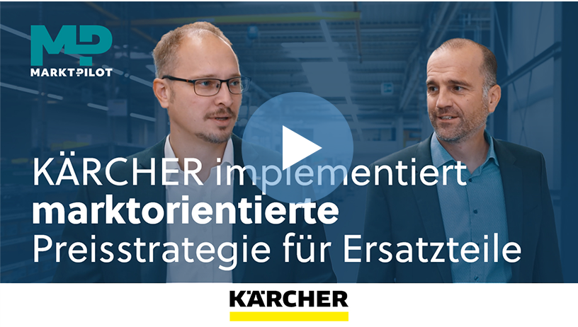 Video KÄRCHER implementier marktorientierte Preisstrategie für Ersatzteile